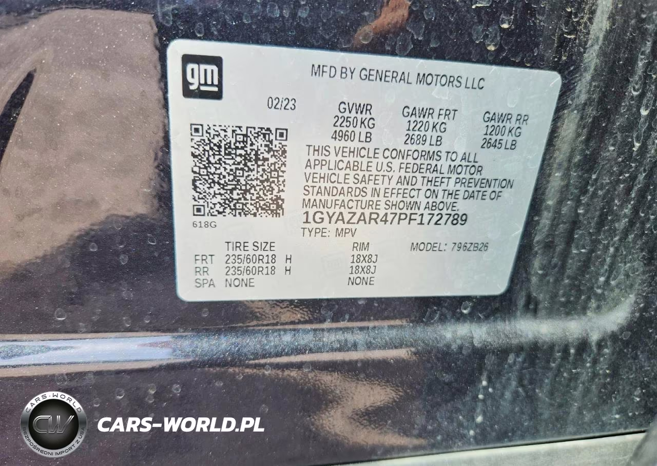 2023 Cadillac Xt4 Luxury VIN:1GYAZAR47PF172789 - 13