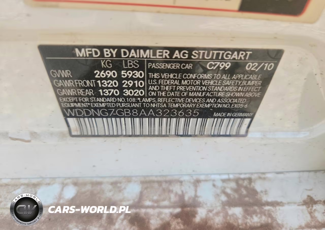 2010 Mercedes-Benz S 600 VIN:WDDNG7GB8AA323635 - 12