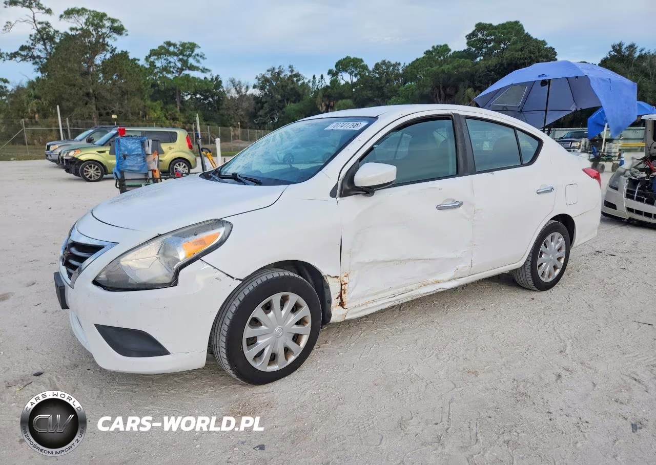 2018 Nissan Versa Sv VIN:3N1CN7AP6JL885055 - 1