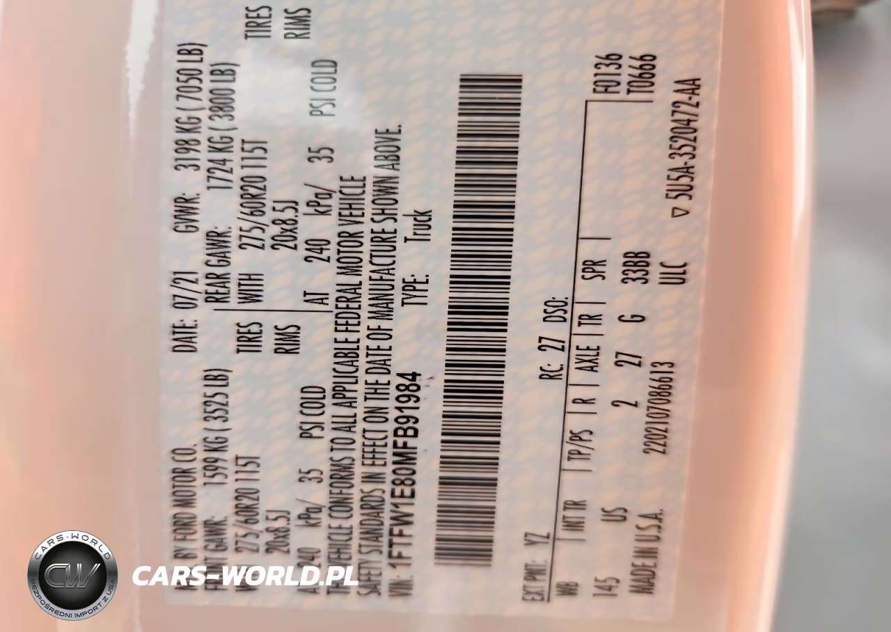 2021 Ford F150 Supercrew VIN:1FTFW1E80MFB91984 - 13