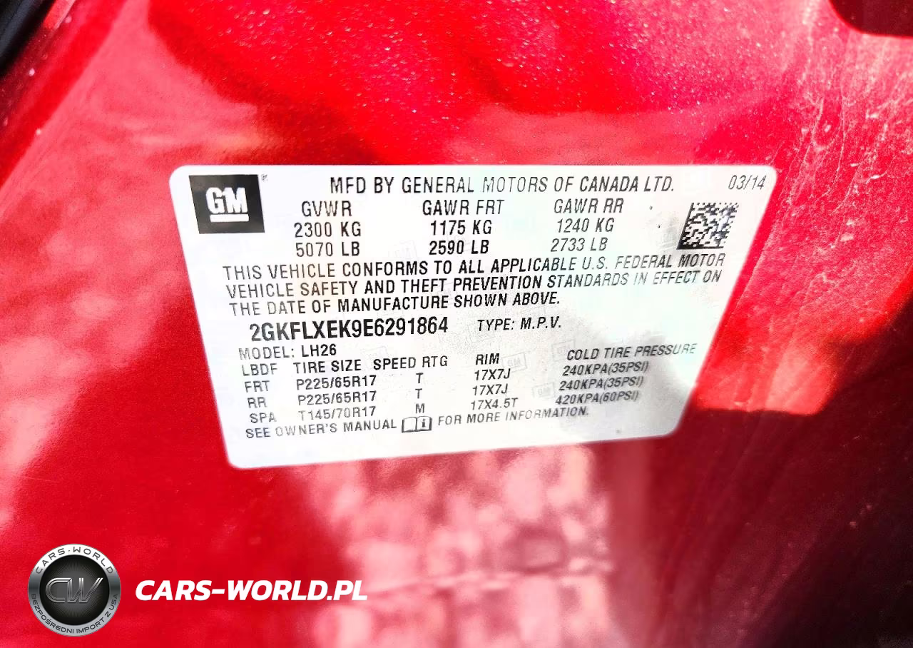 2014 GMC Terrain Slt VIN:2GKFLXEK9E6291864 - 12