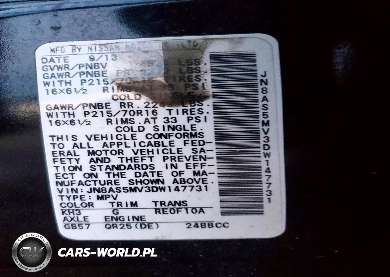 2013 Nissan Rogue S VIN:JN8AS5MV3DW147731 - 12