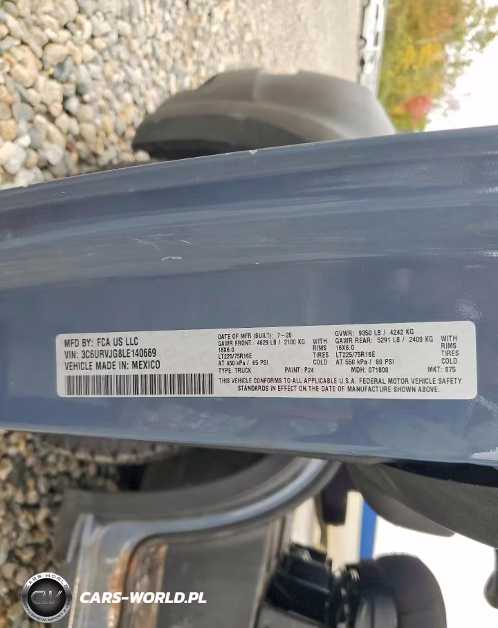 2020 Ram Promaster 3500 Delivery Van VIN:3C6URVJG8LE140669 - 13