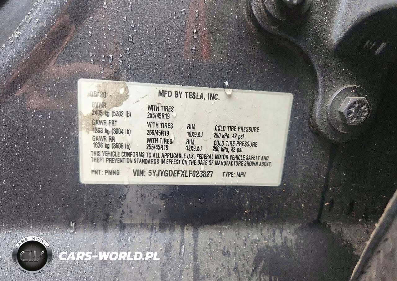 2020 Tesla Model Y VIN:5YJYGDEFXLF023827 - 12