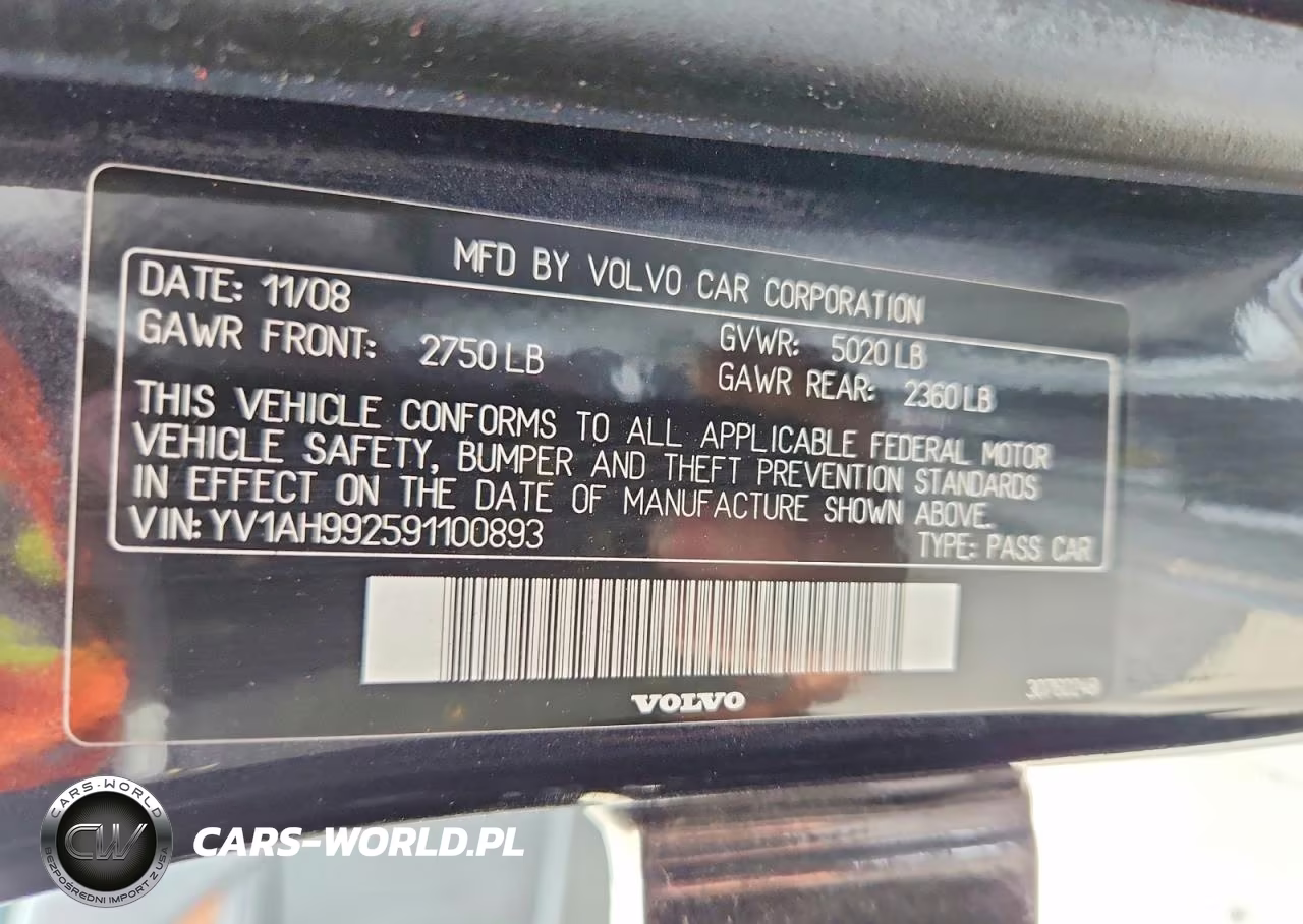 2009 Volvo S80 T6 VIN:YV1AH992591100893 - 13