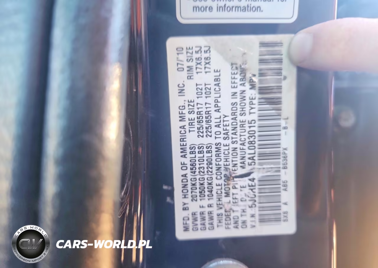 2010 Honda Cr-V Ex VIN:5J6RE4H55AL083015 - 12