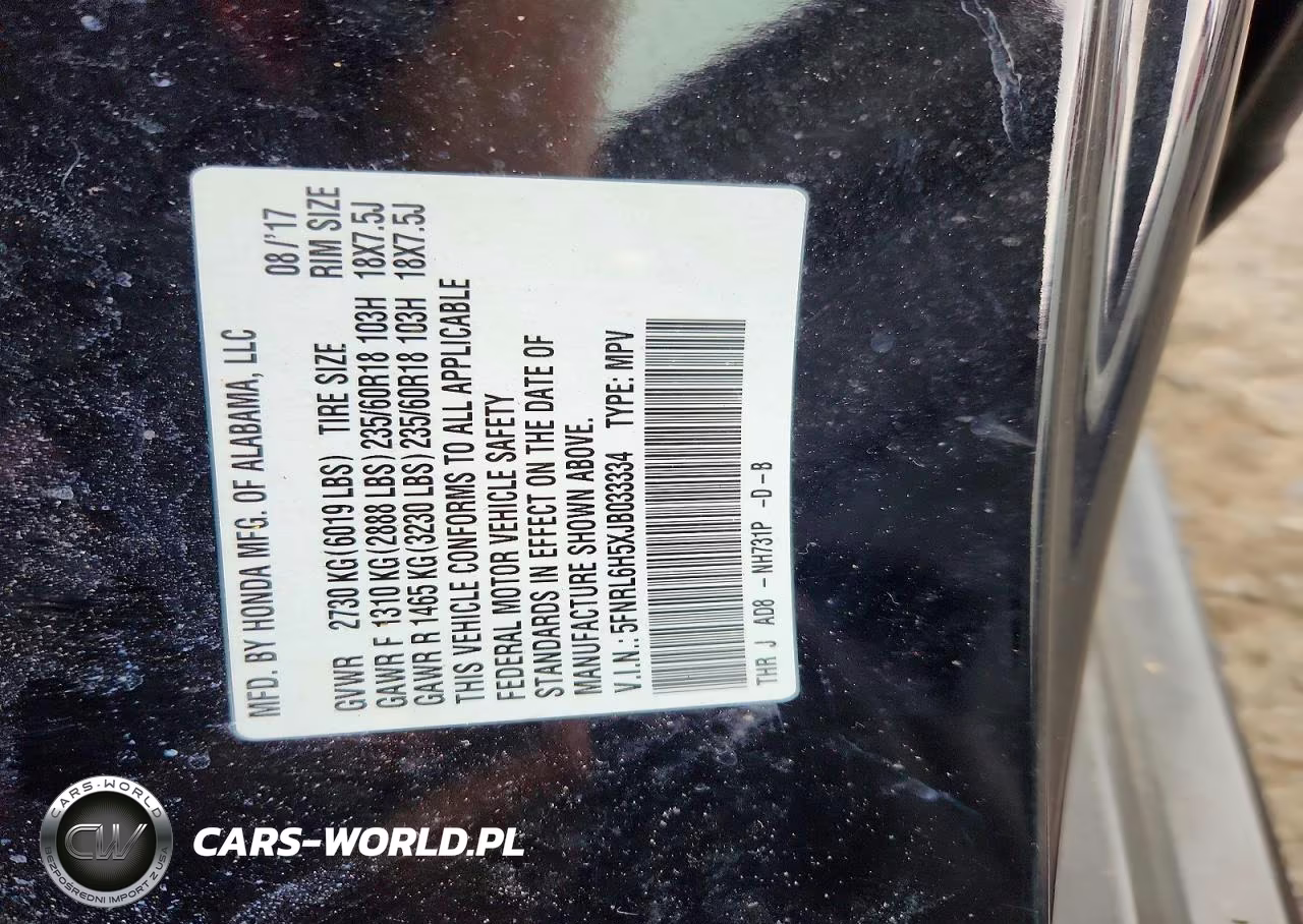 2018 Honda Odyssey Ex VIN:5FNRL6H5XJB033334 - 14