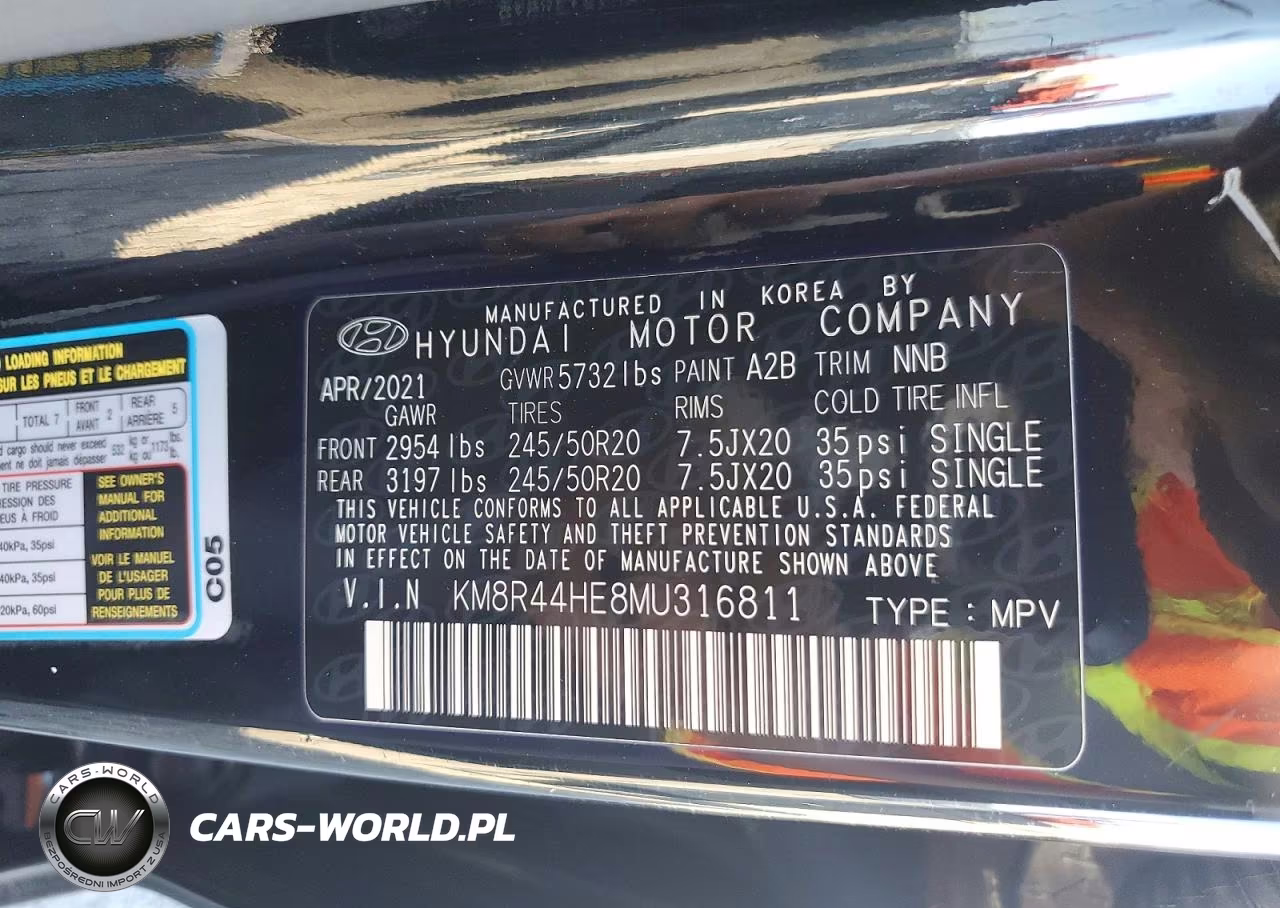 2021 Hyundai Palisade Sel VIN:KM8R44HE8MU316811 - 13