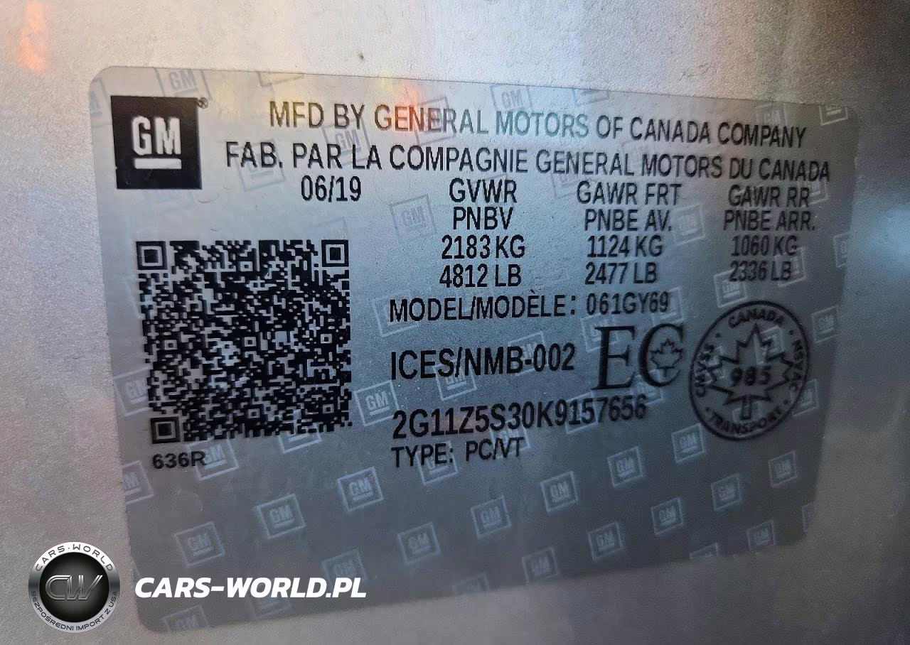 2019 Chevrolet Impala Lt VIN:2G11Z5S30K9157656 - 12