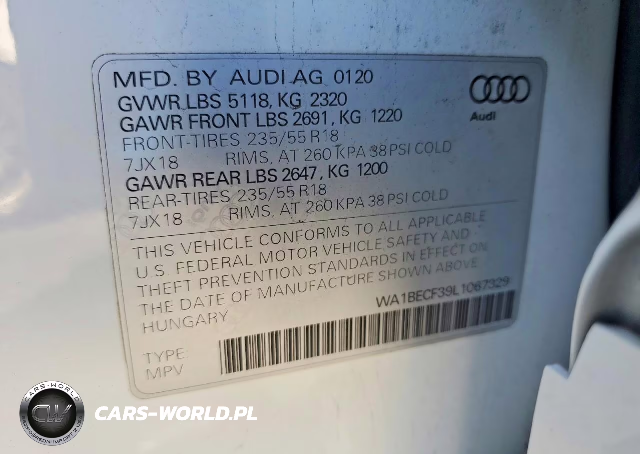 2020 Audi Q3 Premium Plus VIN:WA1BECF39L1067329 - 12