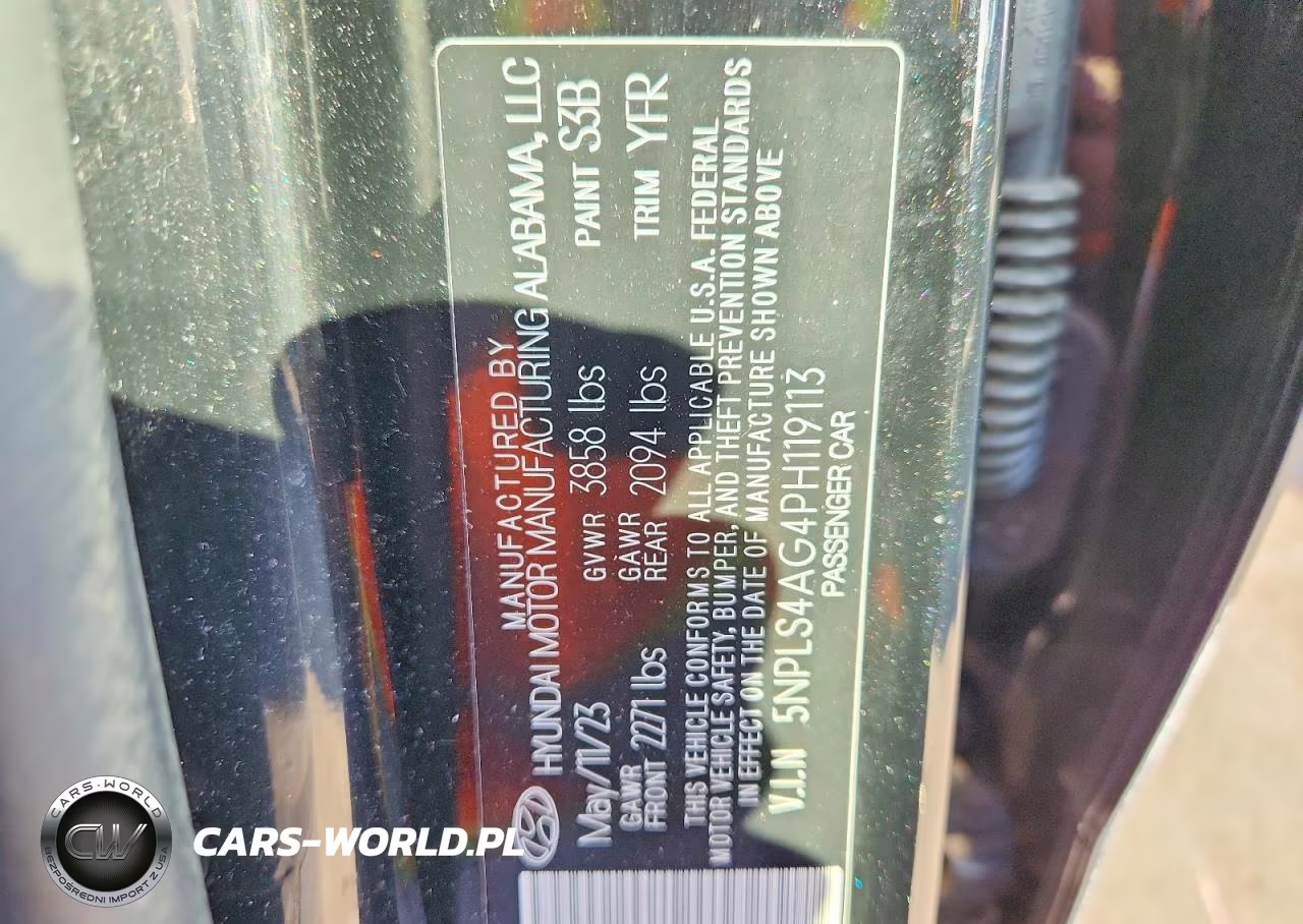 2023 Hyundai Elantra Sel VIN:5NPLS4AG4PH119113 - 12