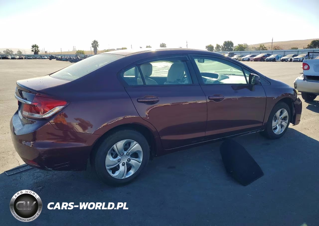 2013 Honda Civic Lx VIN:19XFB2F57DE241599 - 3