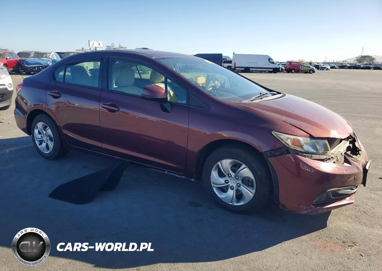 2013 Honda Civic Lx VIN:19XFB2F57DE241599 - 4