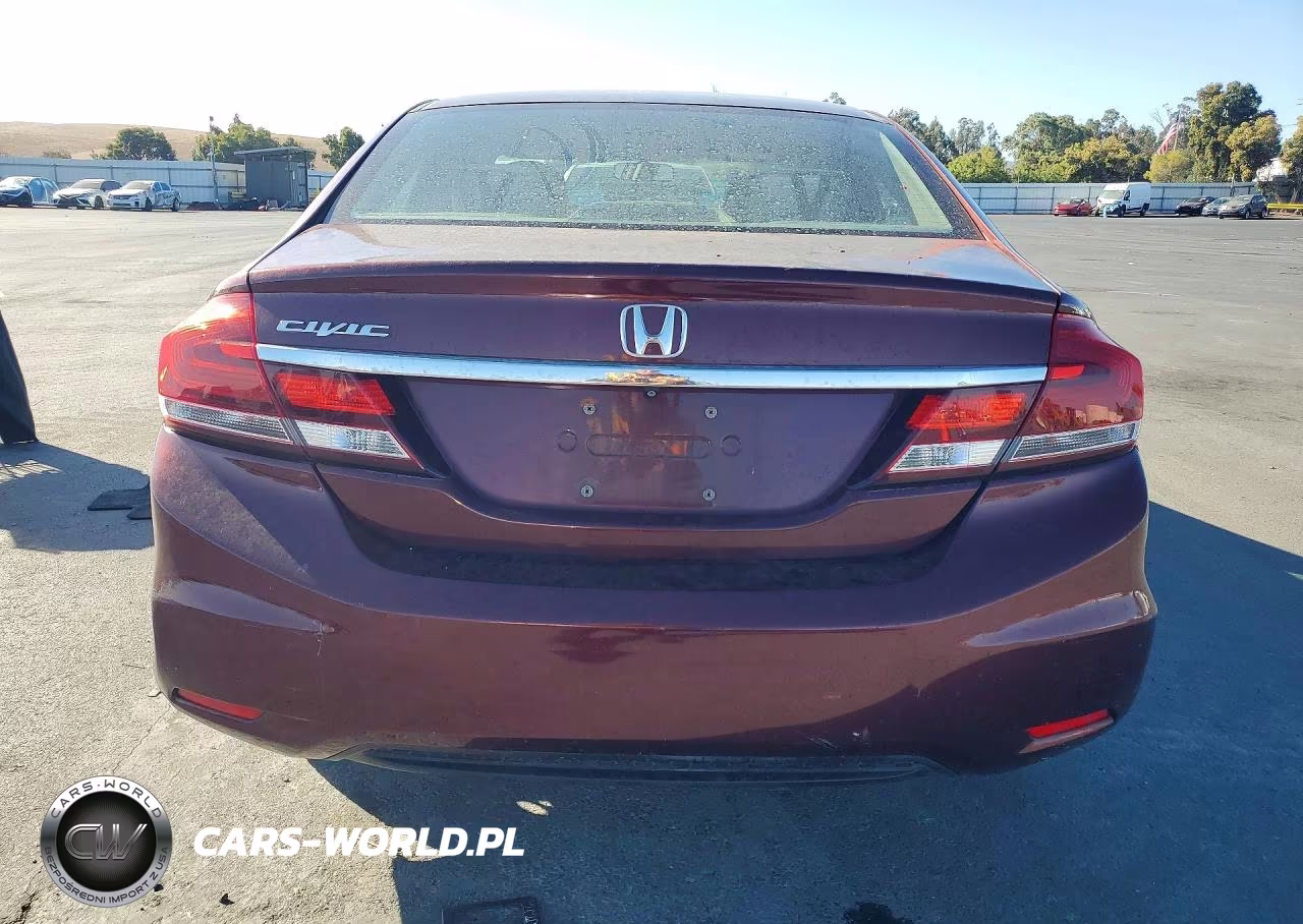 2013 Honda Civic Lx VIN:19XFB2F57DE241599 - 6