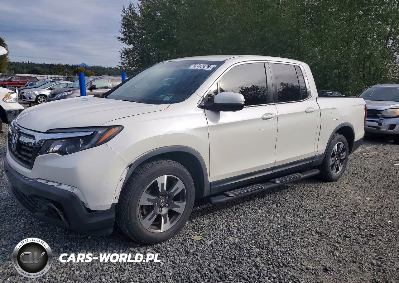 2017 Honda Ridgeline Rtl VIN:5FPYK2F52HB010853 - 1