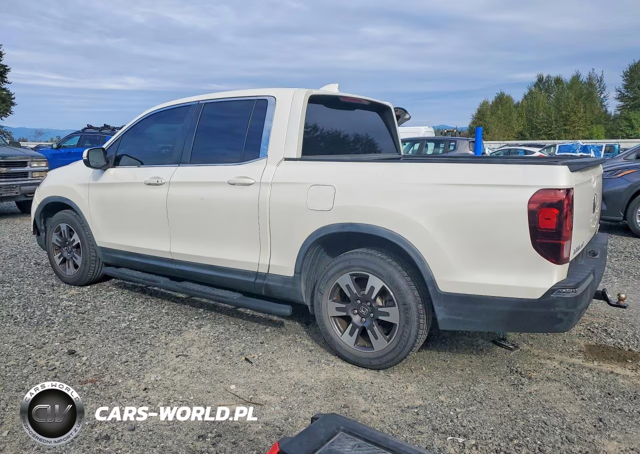 2017 Honda Ridgeline Rtl VIN:5FPYK2F52HB010853 - 2