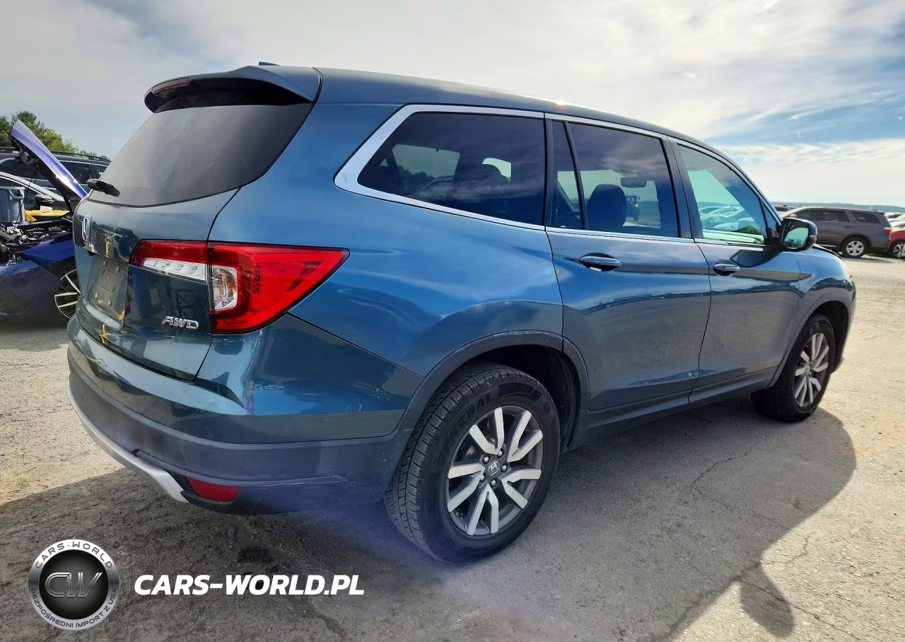 2021 Honda Pilot Exl VIN:5FNYF6H57MB103119 - 3