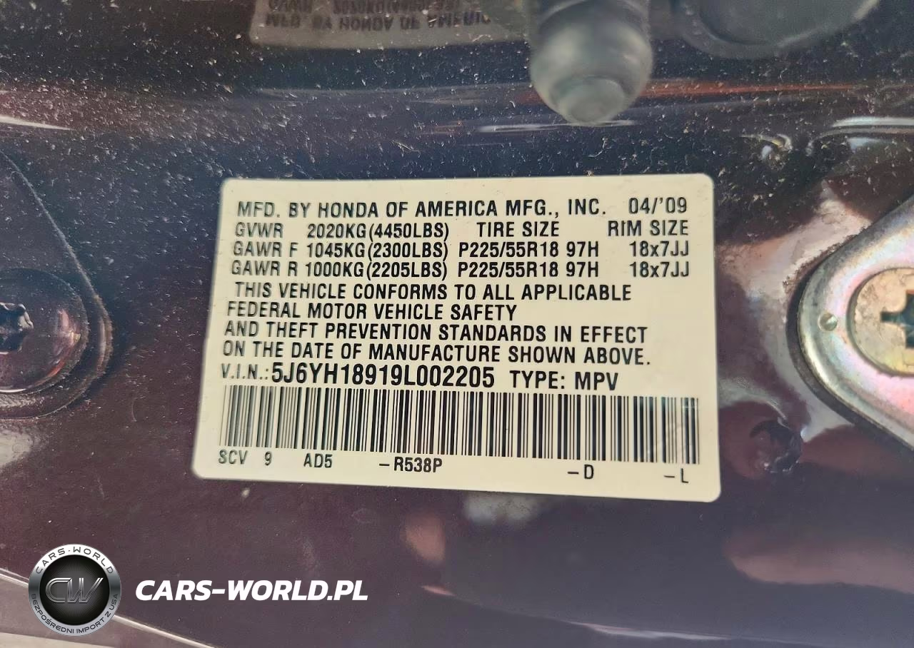2009 Honda Element Sc VIN:5J6YH18919L002205 - 13