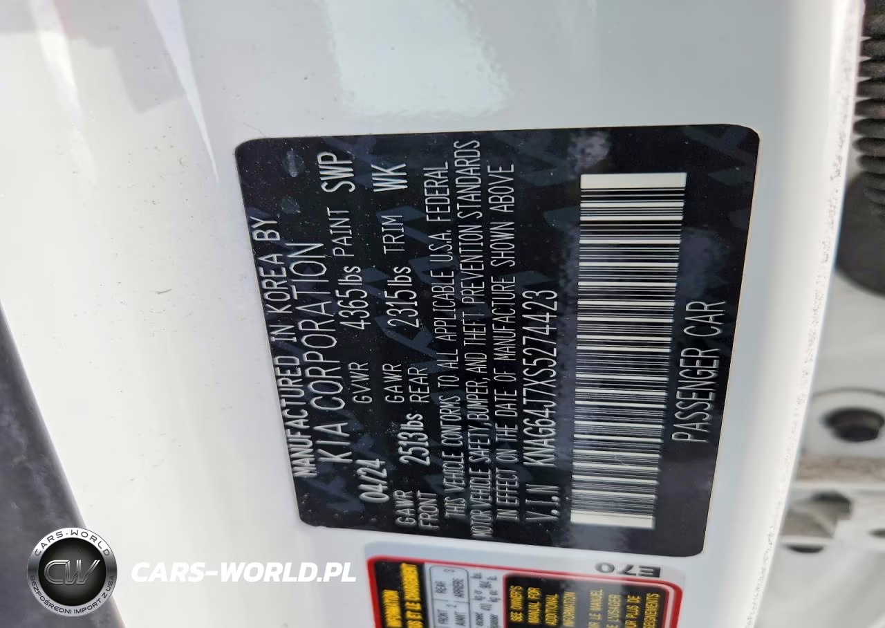 2025 Kia K5 Gt Line VIN:KNAG64J7XS5274423 - 12