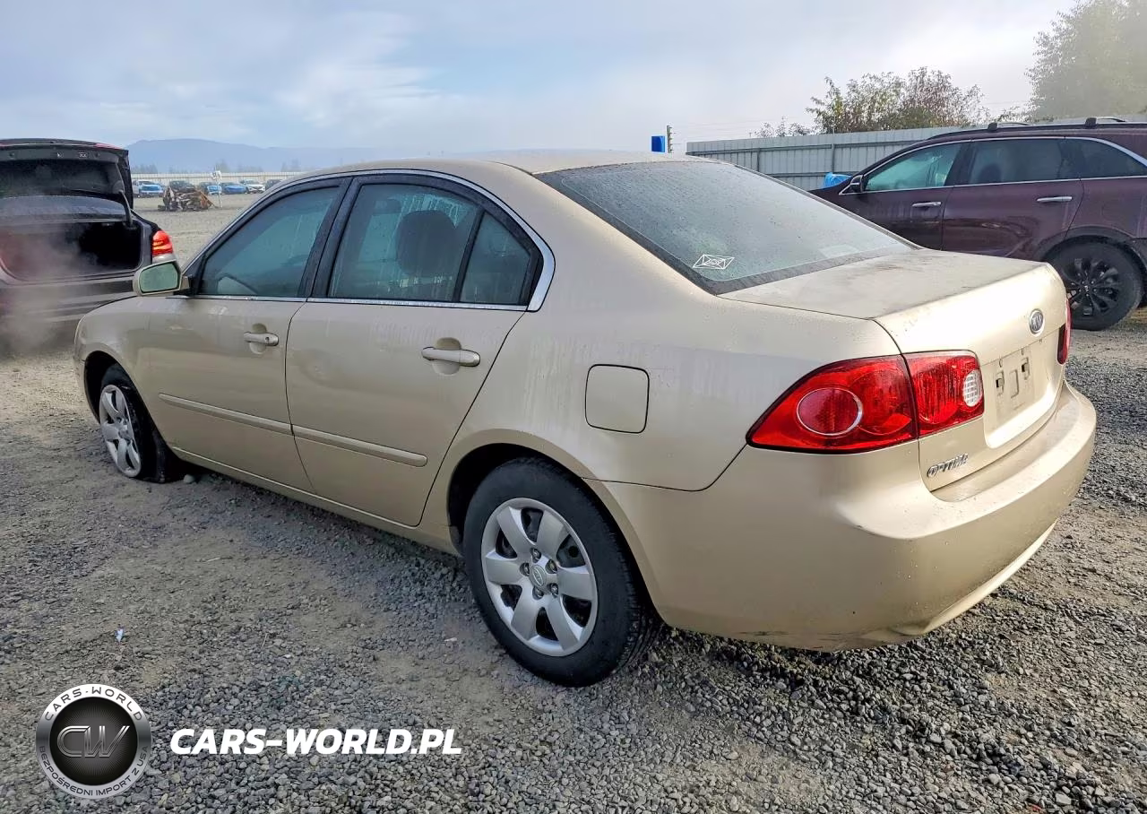 2007 Kia Optima Lx VIN:KNAGE123075113907 - 2