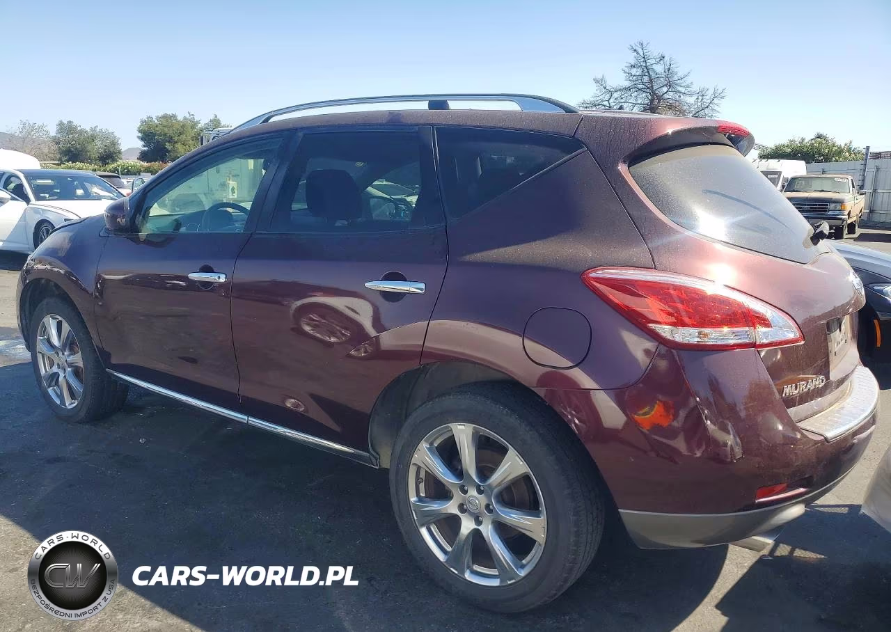 2014 Nissan Murano Le VIN:JN8AZ1MU3EW406490 - 2