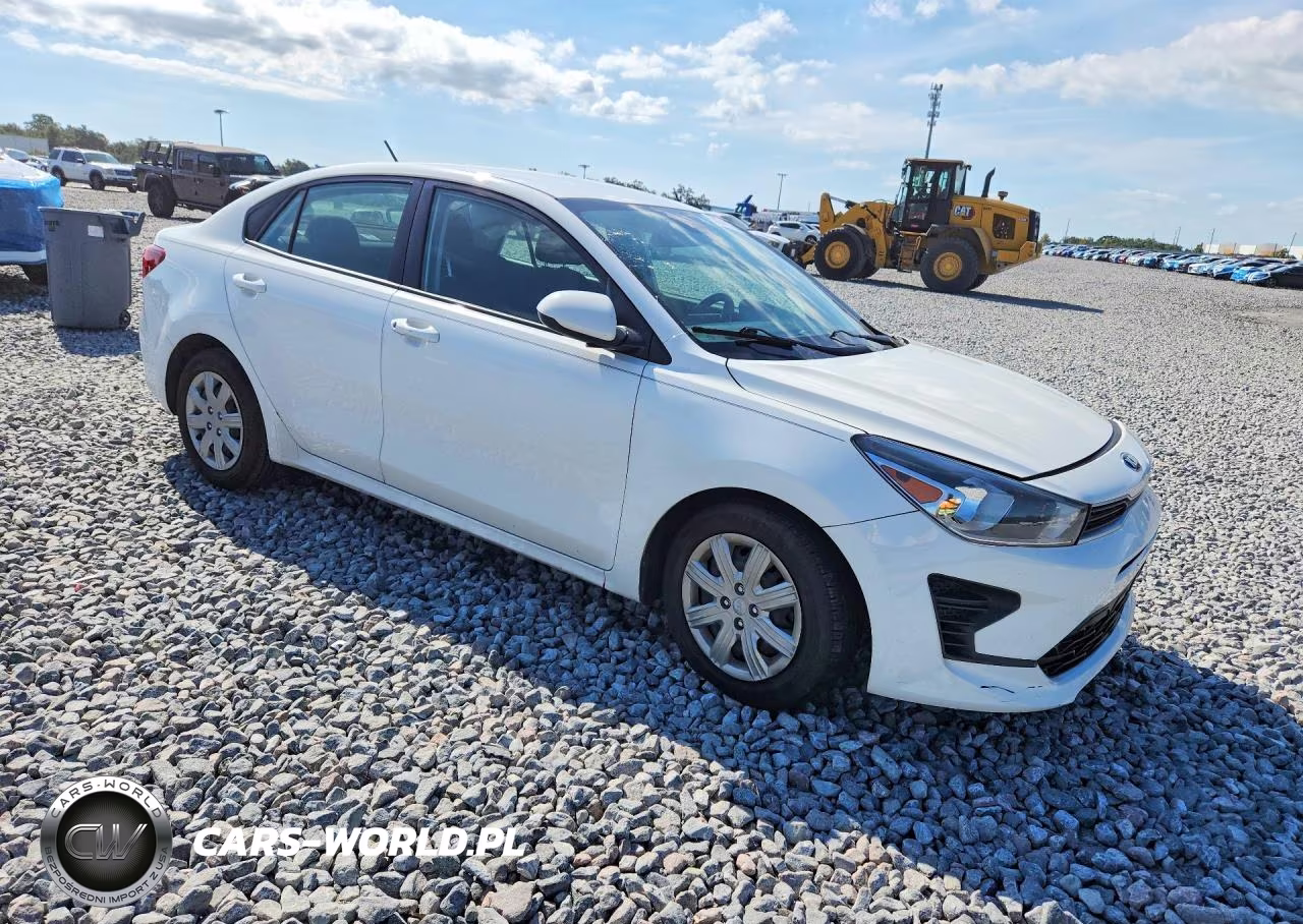 2021 Kia Rio Lx VIN:3KPA24AD9ME377625 - 4