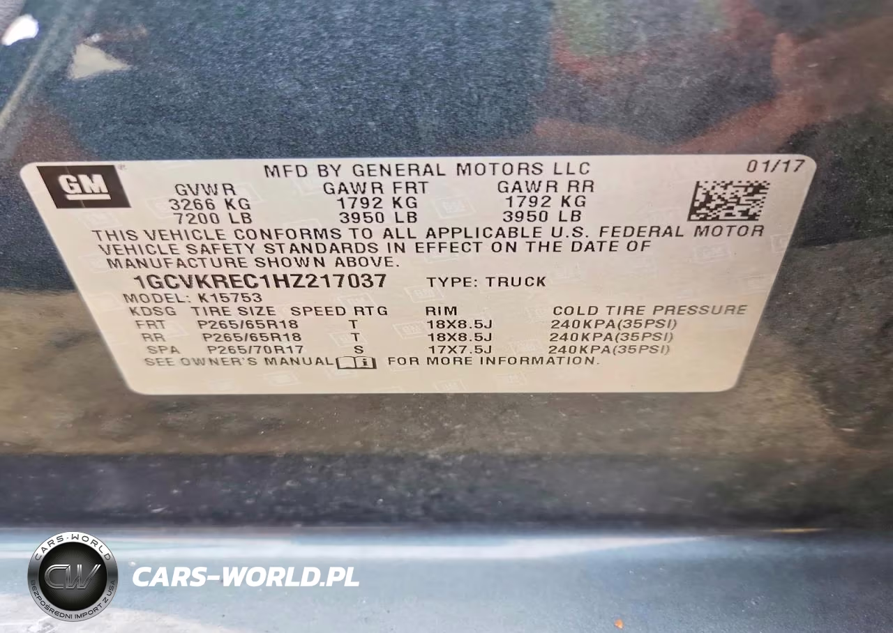 2017 Chevrolet Silverado K1500 Lt VIN:1GCVKREC1HZ217037 - 12