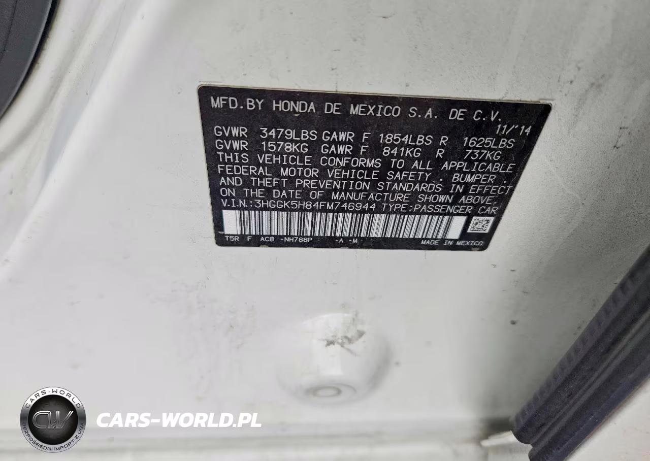 2015 Honda Fit Ex VIN:3HGGK5H84FM746944 - 12
