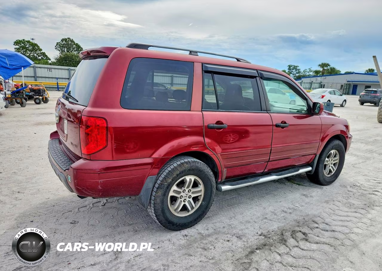 2004 Honda Pilot Exl VIN:2HKYF18574H613782 - 3