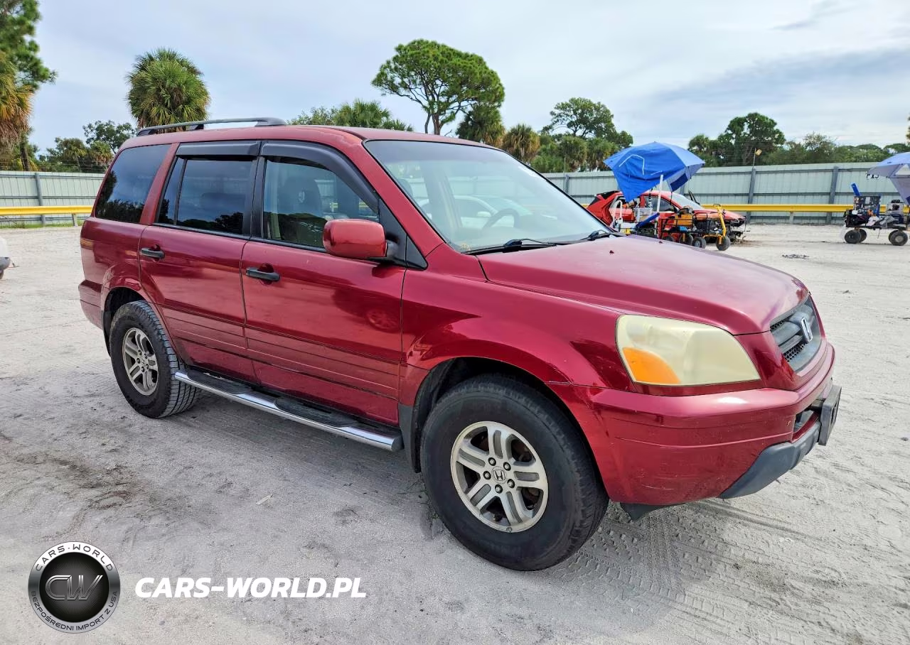 2004 Honda Pilot Exl VIN:2HKYF18574H613782 - 4