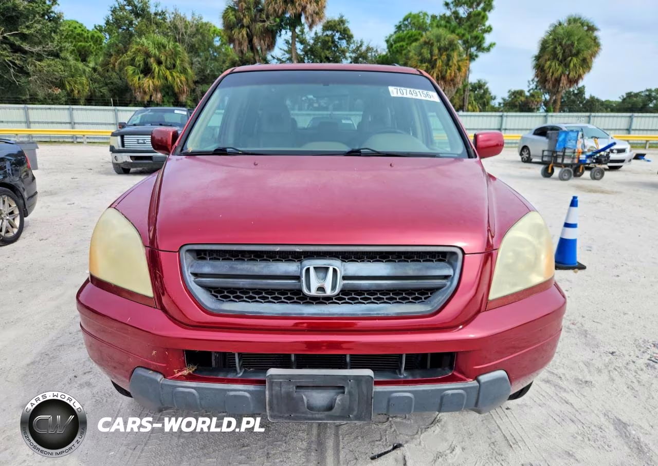 2004 Honda Pilot Exl VIN:2HKYF18574H613782 - 5