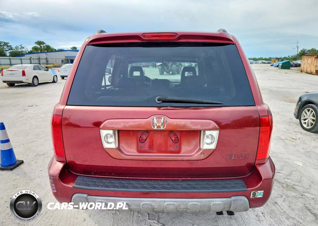 2004 Honda Pilot Exl VIN:2HKYF18574H613782 - 6