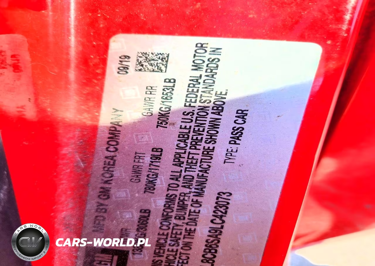 2020 Chevrolet Spark Ls VIN:KL8CB6SA9LC423073 - 12