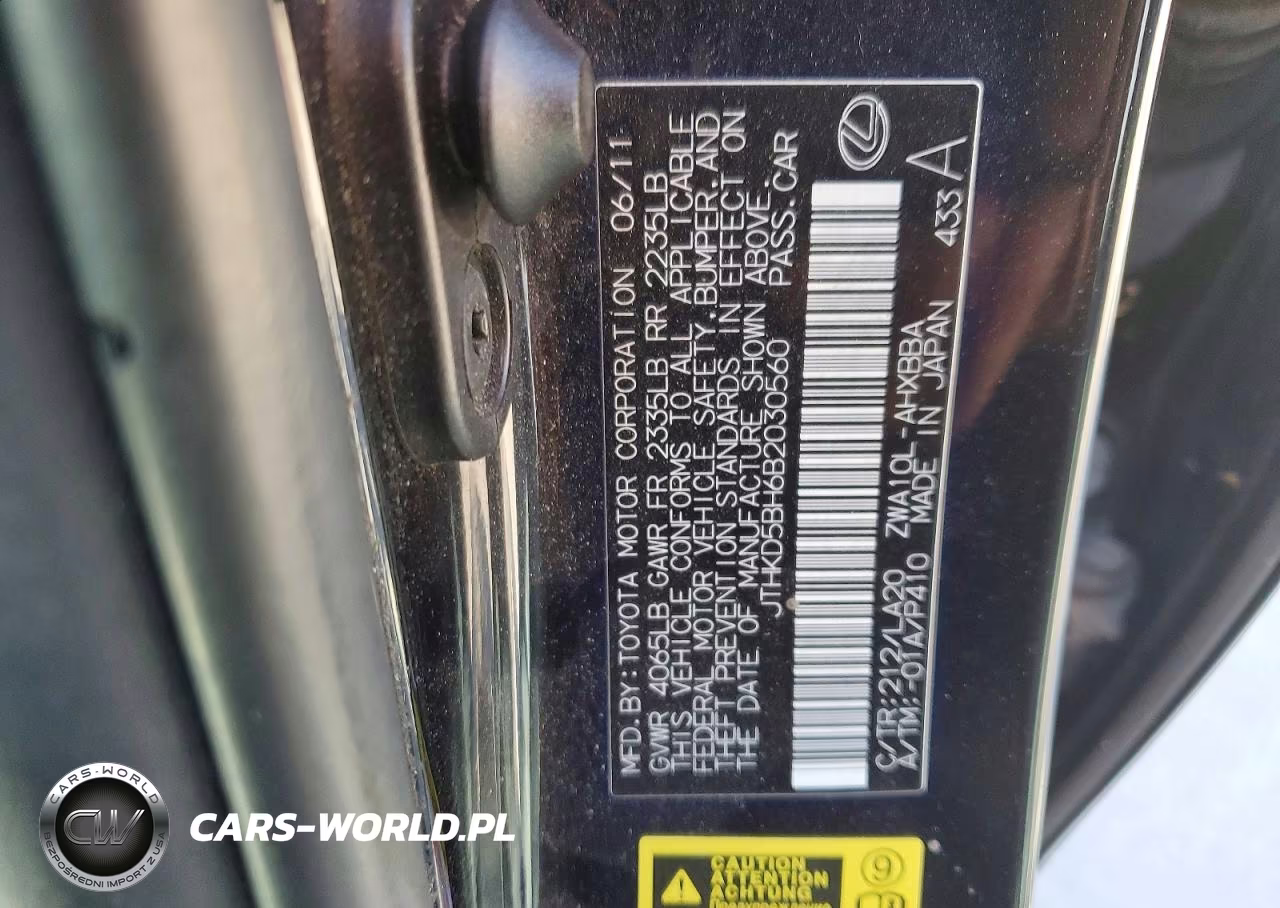 2011 Lexus Ct 200 VIN:JTHKD5BH6B2030560 - 12
