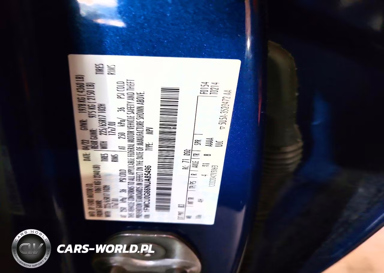 2022 Ford Escape Se VIN:1FMCU0G66NUA85496 - 13