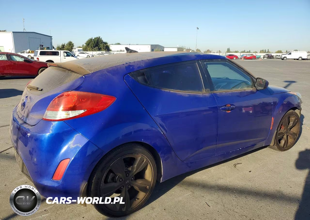 2012 Hyundai Veloster Base VIN:KMHTC6AD8CU053160 - 3