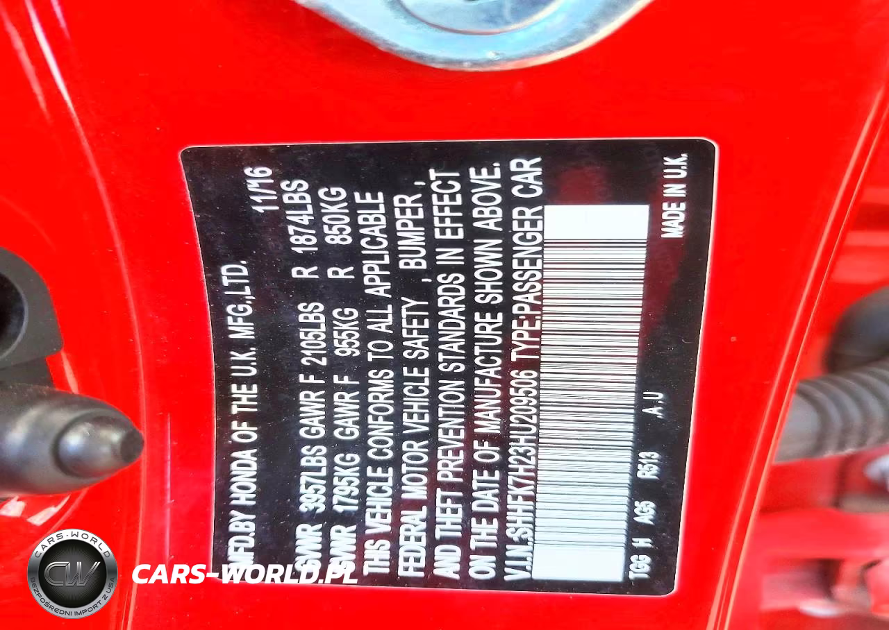 2017 Honda Civic Lx VIN:SHHFK7H23HU209506 - 12