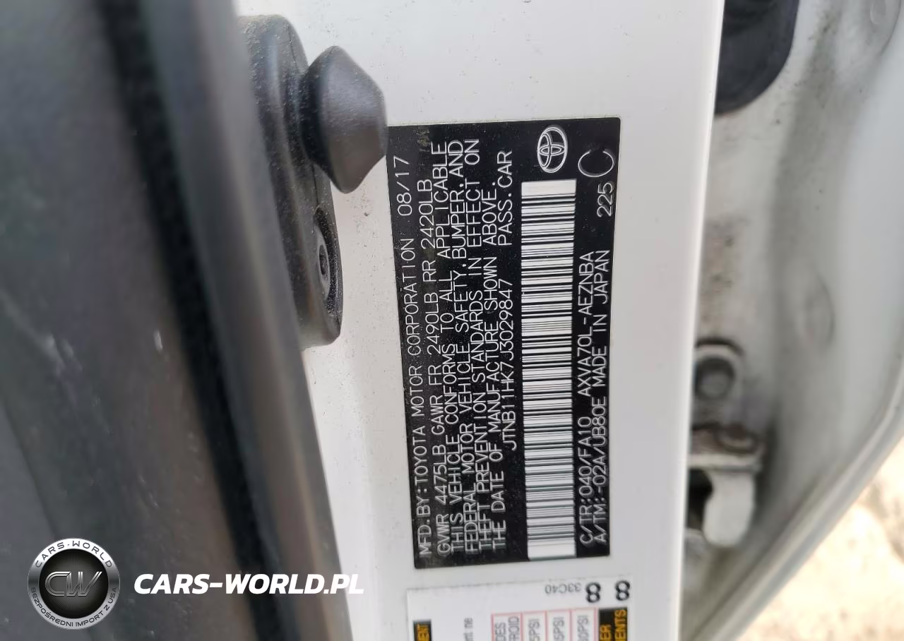 2018 Toyota Camry VIN:JTNB11HK7J3029847 - 12