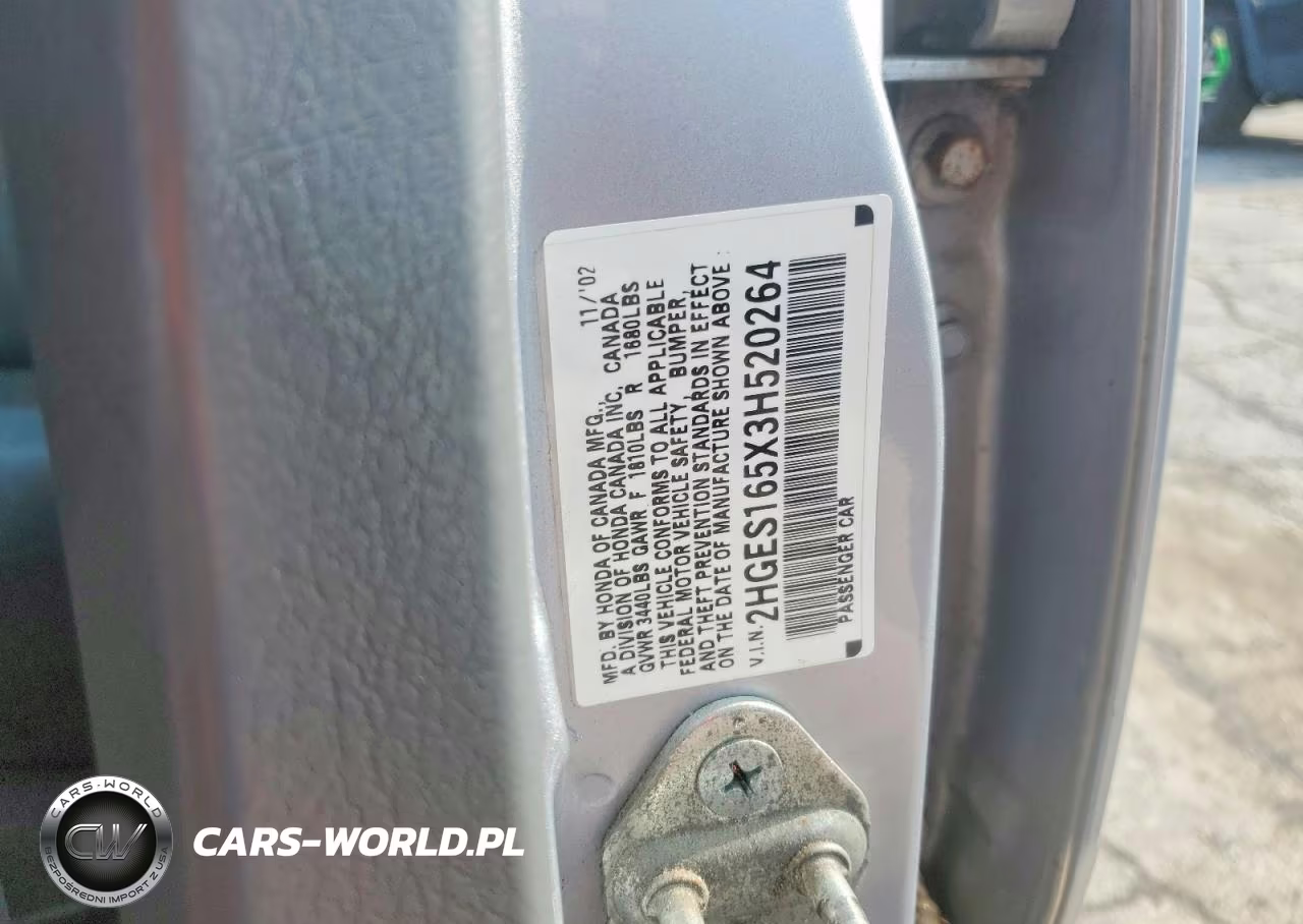 2003 Honda Civic Lx VIN:2HGES165X3H520264 - 12
