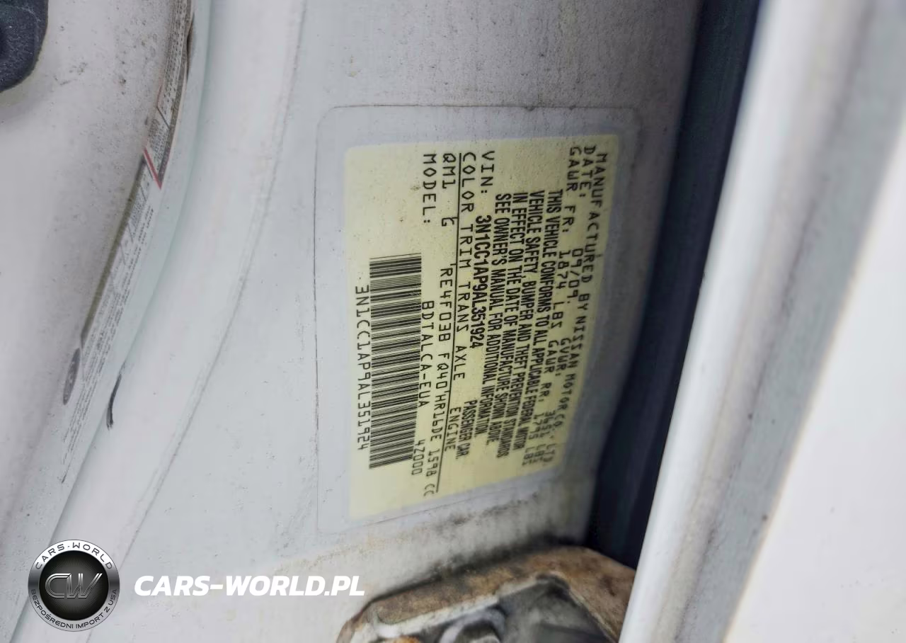 2010 Nissan Versa 1.6 Base VIN:3N1CC1AP9AL351924 - 12