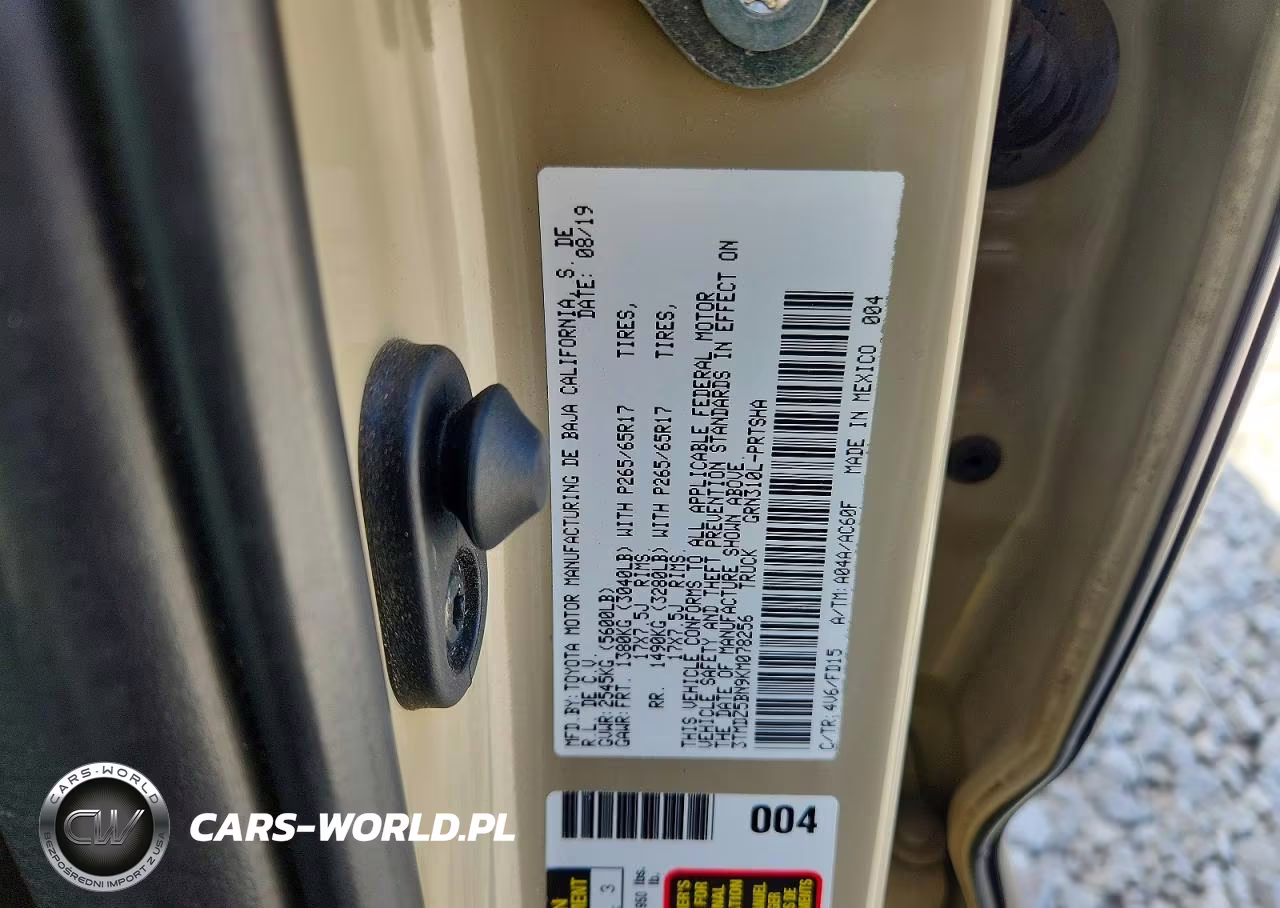 2019 Toyota Tacoma Trd Sport VIN:3TMDZ5BN9KM078256 - 12