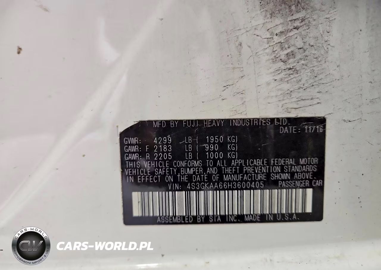 2017 Subaru Impreza VIN:4S3GKAA66H3600405 - 12