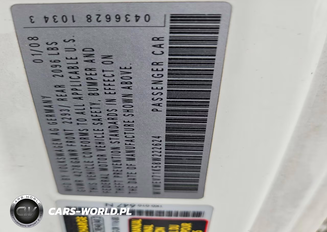 2008 Volkswagen Gti VIN:WVWEV71K58W222624 - 13