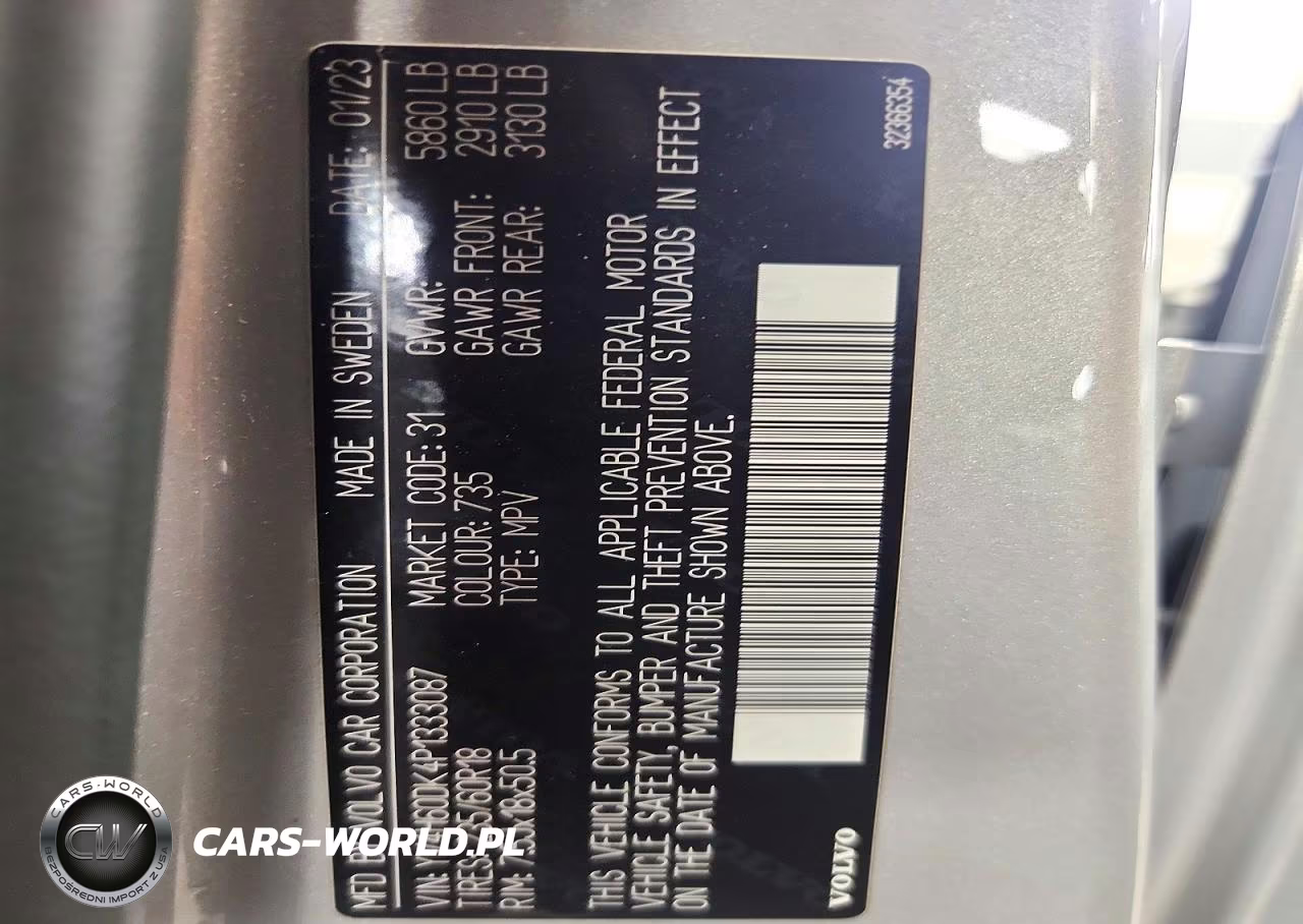2023 Volvo Xc60 Core VIN:YV4H60DK4P1333087 - 12