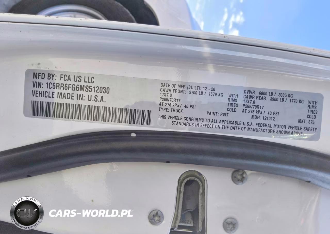 2021 Ram 1500 Classic Tradesman VIN:1C6RR6FG6MS512030 - 12