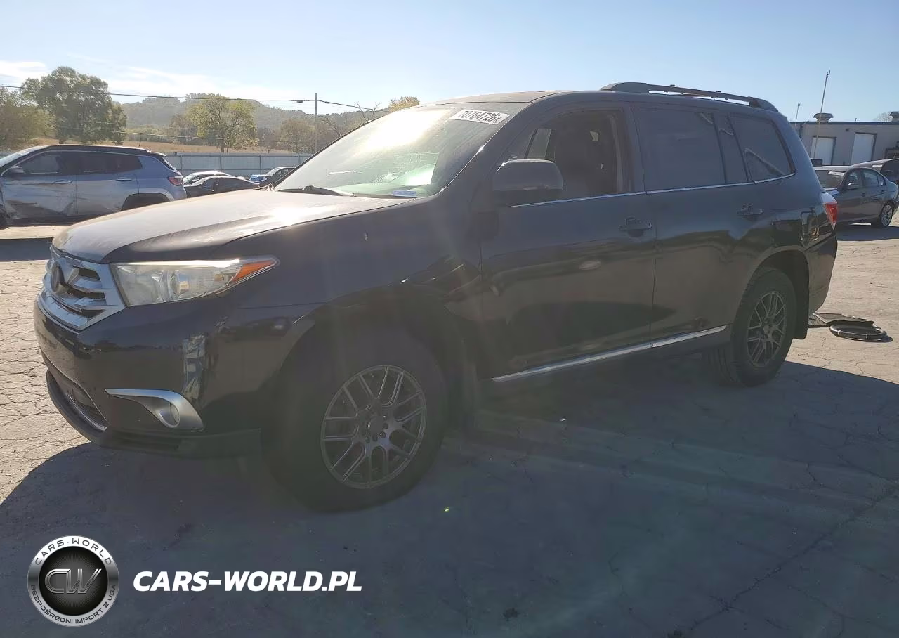 2012 Toyota Highlander Se VIN:5TDZK3EH1CS070884 - 1