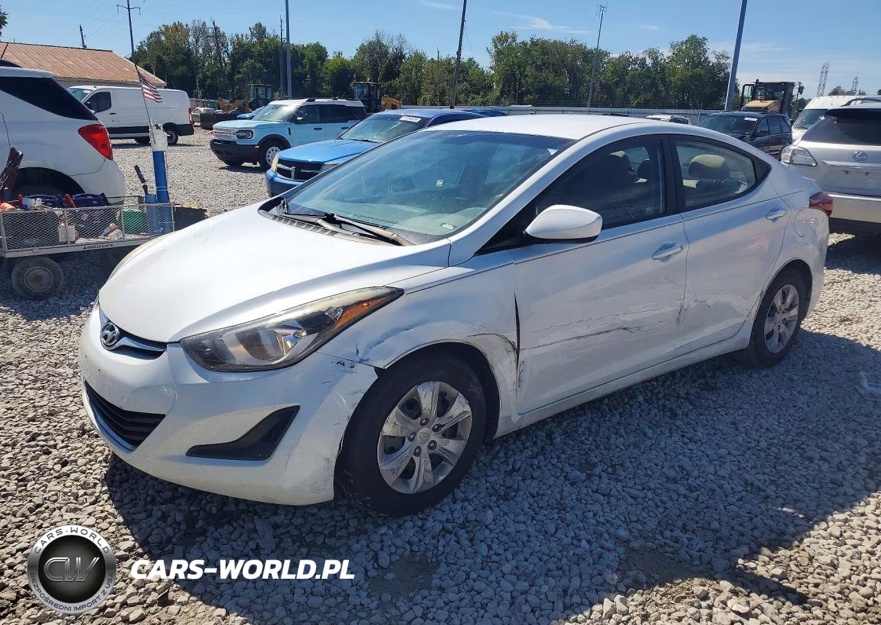 2016 Hyundai Elantra Se VIN:5NPDH4AE9GH745578 - 1