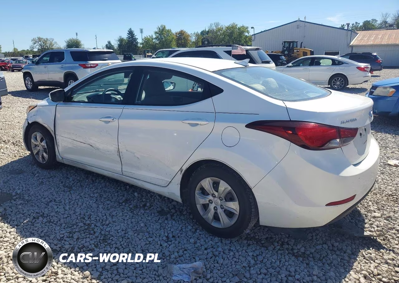 2016 Hyundai Elantra Se VIN:5NPDH4AE9GH745578 - 2
