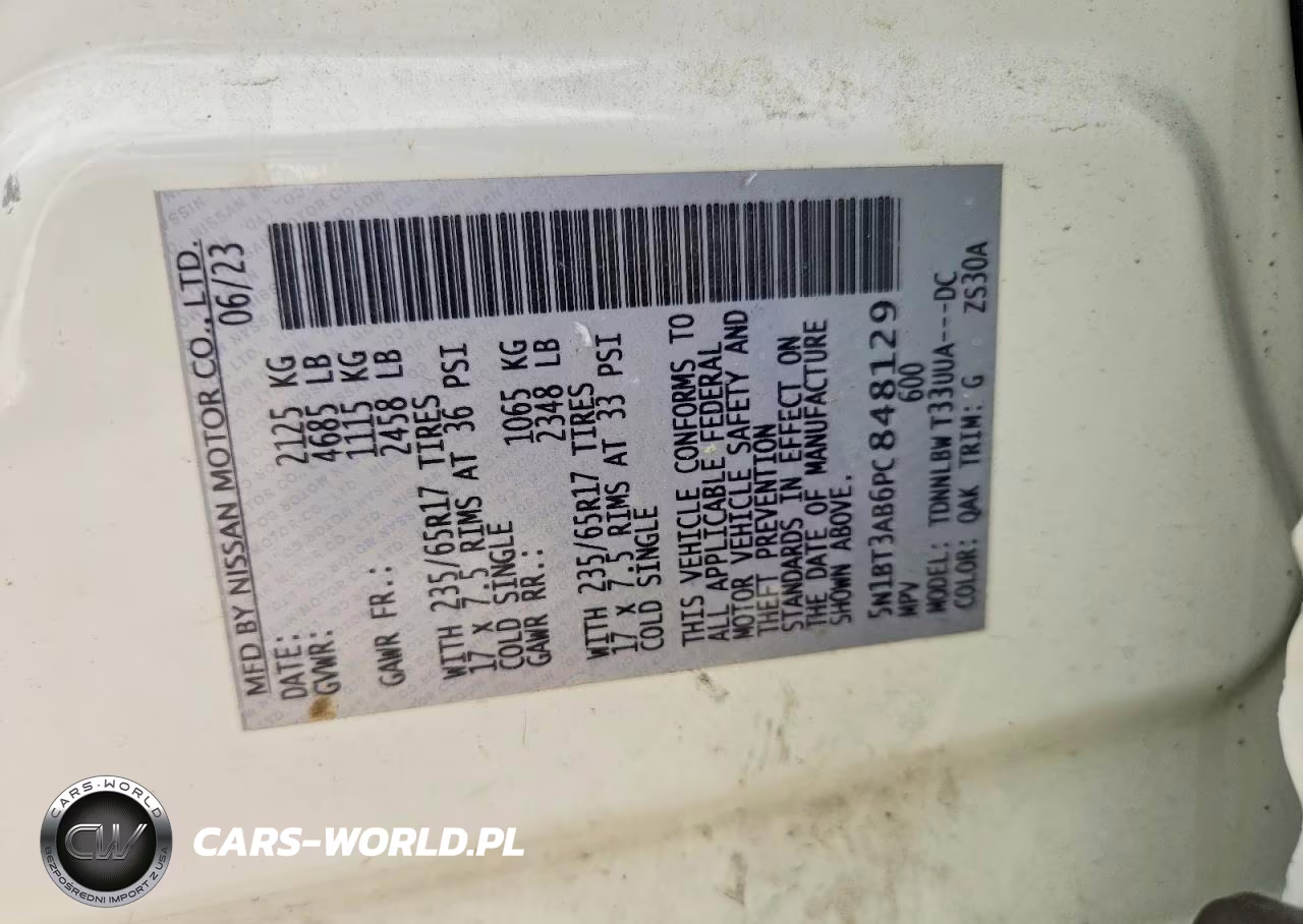 2023 Nissan Rogue S VIN:5N1BT3AB6PC848129 - 13
