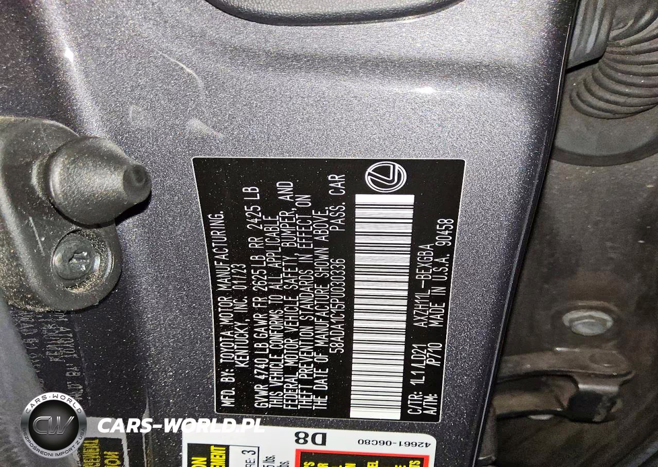 2023 Lexus Es 300H VIN:58ADA1C15PU030336 - 13